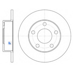 Тормозной диск Audi A4 (8E2, B6)